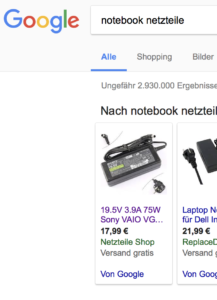 Notebook Netzteile Fake Shop Sony Netzteile