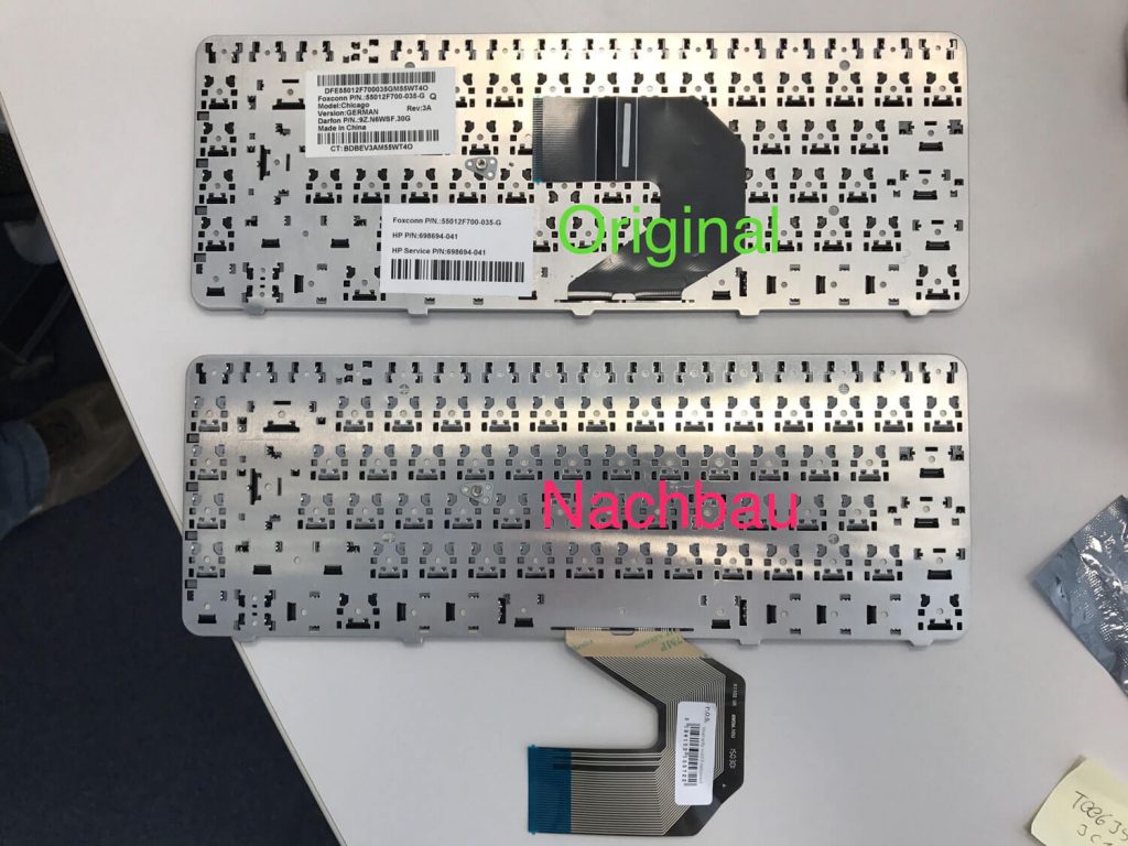 Nachbau vs Original Tastatur